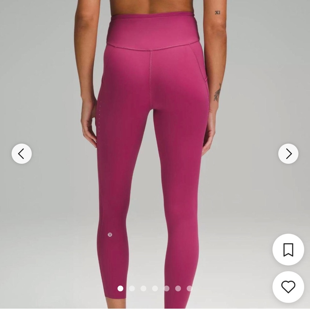 lululemon athletica Women's Fuchsia Leggings